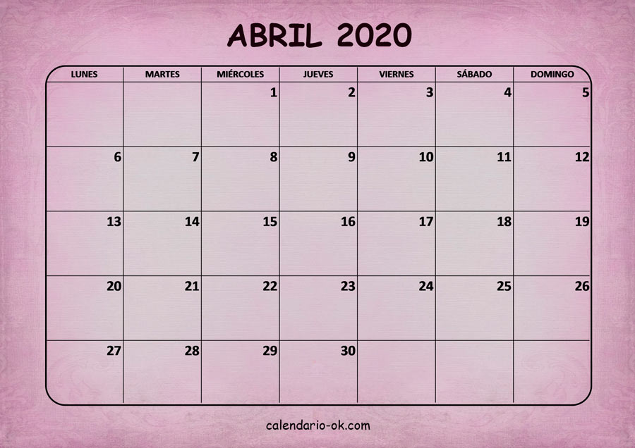  abril 2020